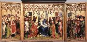 Stefan Lochner Altarpiece of the Patron Saints of Cologne oil painting artist